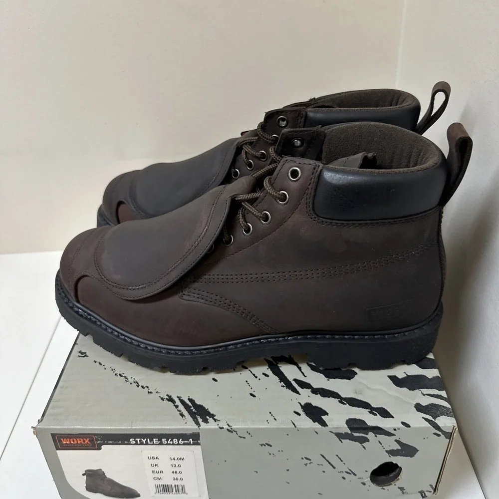 WORX by Red Wing Shoes Boots 5486-1 Steel Toe Electrical Hazard Boots Size 14 M